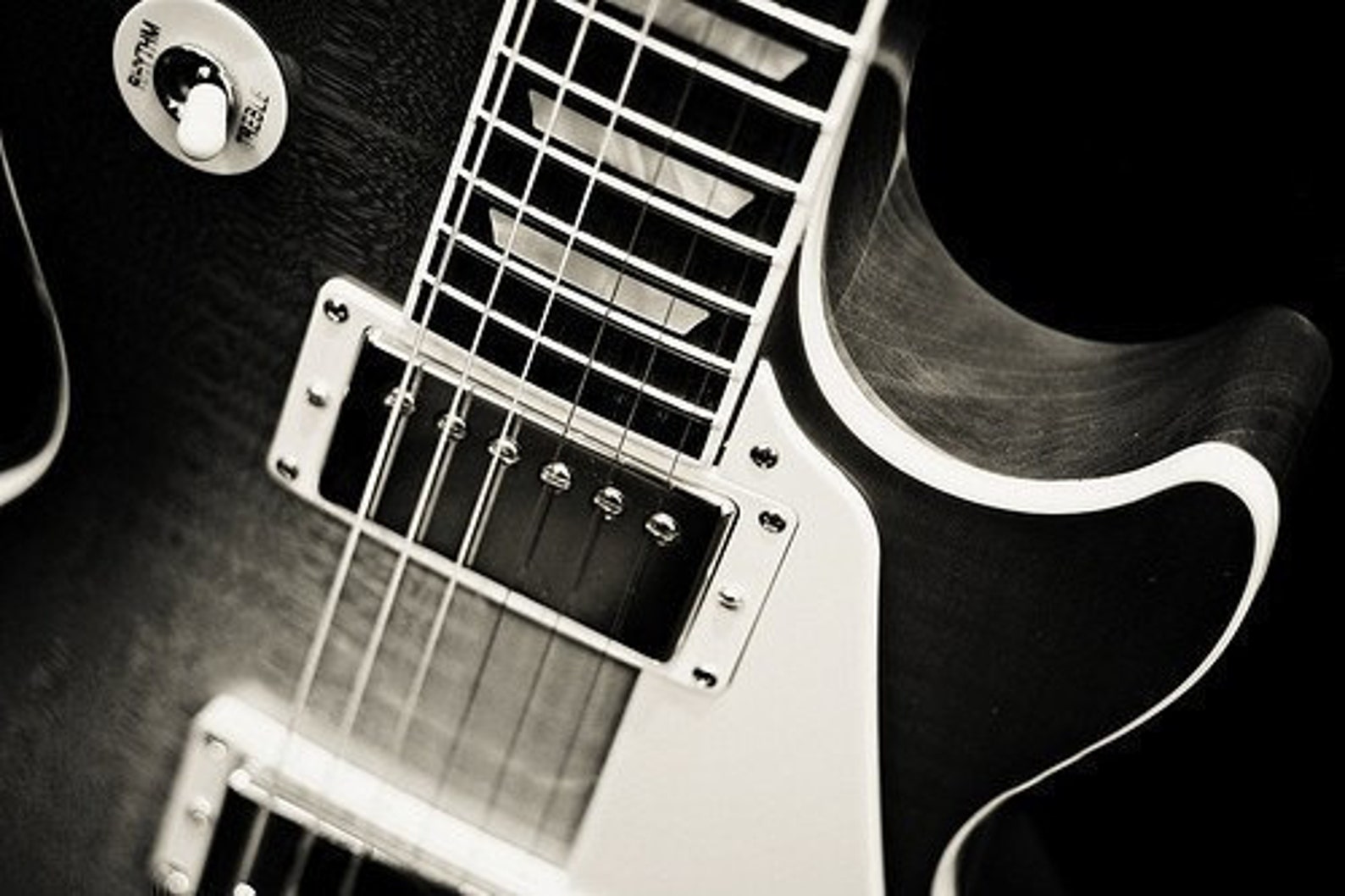 Still Life Photgraphy Guitar Wall Art: Play Me Black and - Etsy