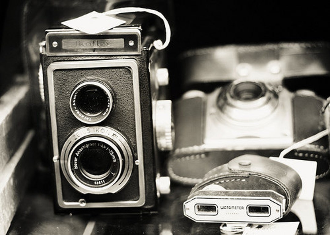 Black & White Photography Camera Art Double Lens Fine Art Photography
