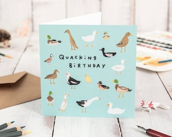 Quacking Birthday Card