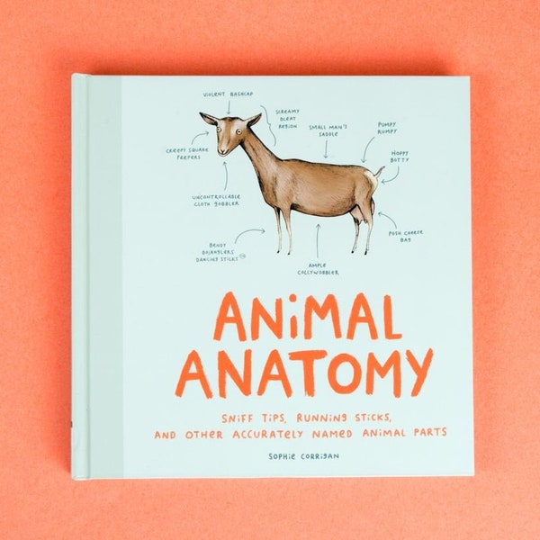 Animal Anatomy: Sniff Tips, Running Sticks, and Other Accurately Named Animal Parts Signed Book