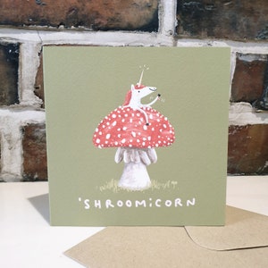 Shroomicorn Mushroom Unicorn Card