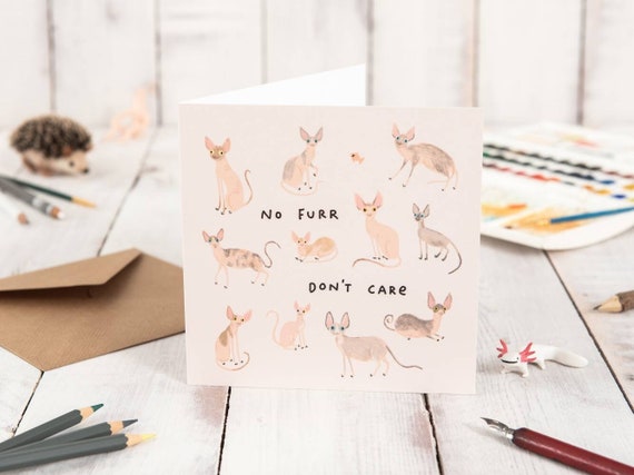 Sphynx Cats Card