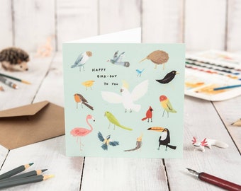 Bird-Day Card