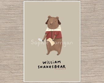 William Shakesbear Signed Art Print