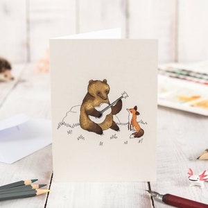 Carte ours et renard