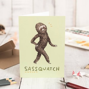Tarjeta Sassquatch