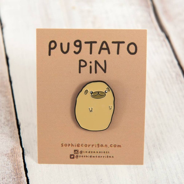 Pugtato Pin