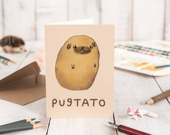 Pugtato Card