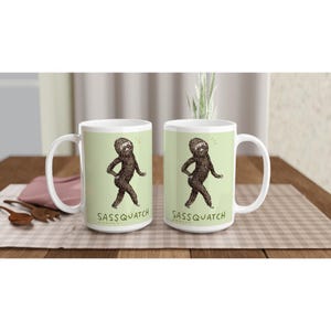 Sassy the Sasquatch Mug - Etsy