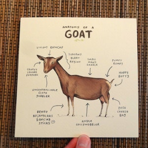 Anatomy Of A Goat Card image 2