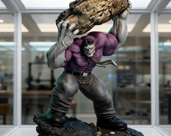 Hulk 3D Fanart STL Statue Print File Model