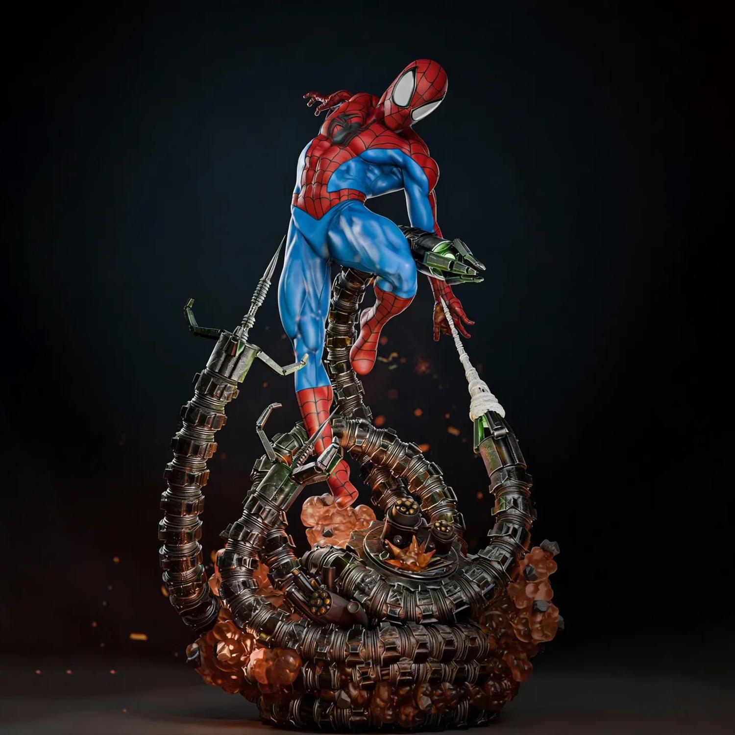 スパイダーマンジオラマ - Etsy 日本