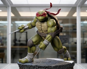 Mutant Fighter Fanart STL Statue Twin Blades
