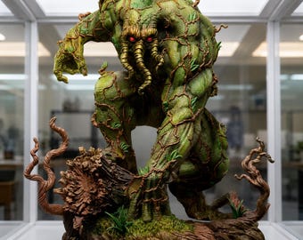 Epic Marsh Monster STL Statue | 1/6 Scale Swamp Beast