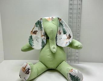 Aangepaste herinneringsbeer uit de kleding van dierbaren – handgemaakte aandenkenbeer – herdenkingsbeer – gepersonaliseerd cadeau – leger- of babykleding