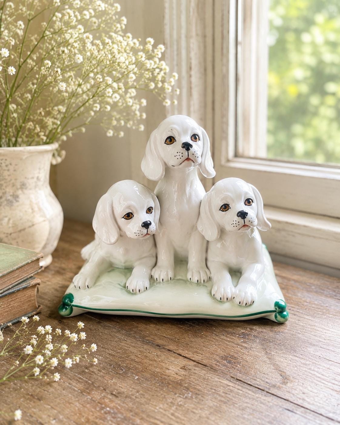Italian Pottery Dogs - Etsy