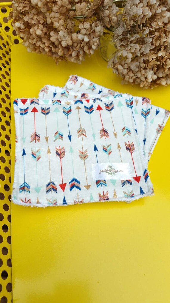 Baby Teething Cloth Set of 3 in Arrow Print Etsy