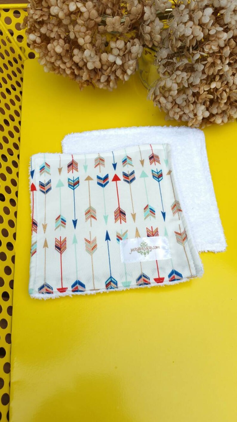 Baby Teething Cloth Set of 3 in Arrow Print Etsy