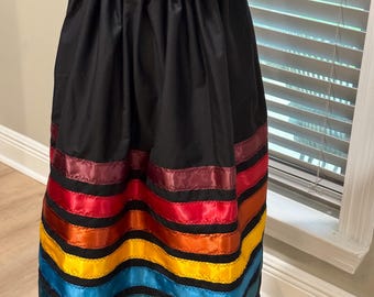 drawstring ribbon skirt TreatÜrself Cotton Ribbon Skirts | Women's Ribbon Skirts | Horse Ribbon