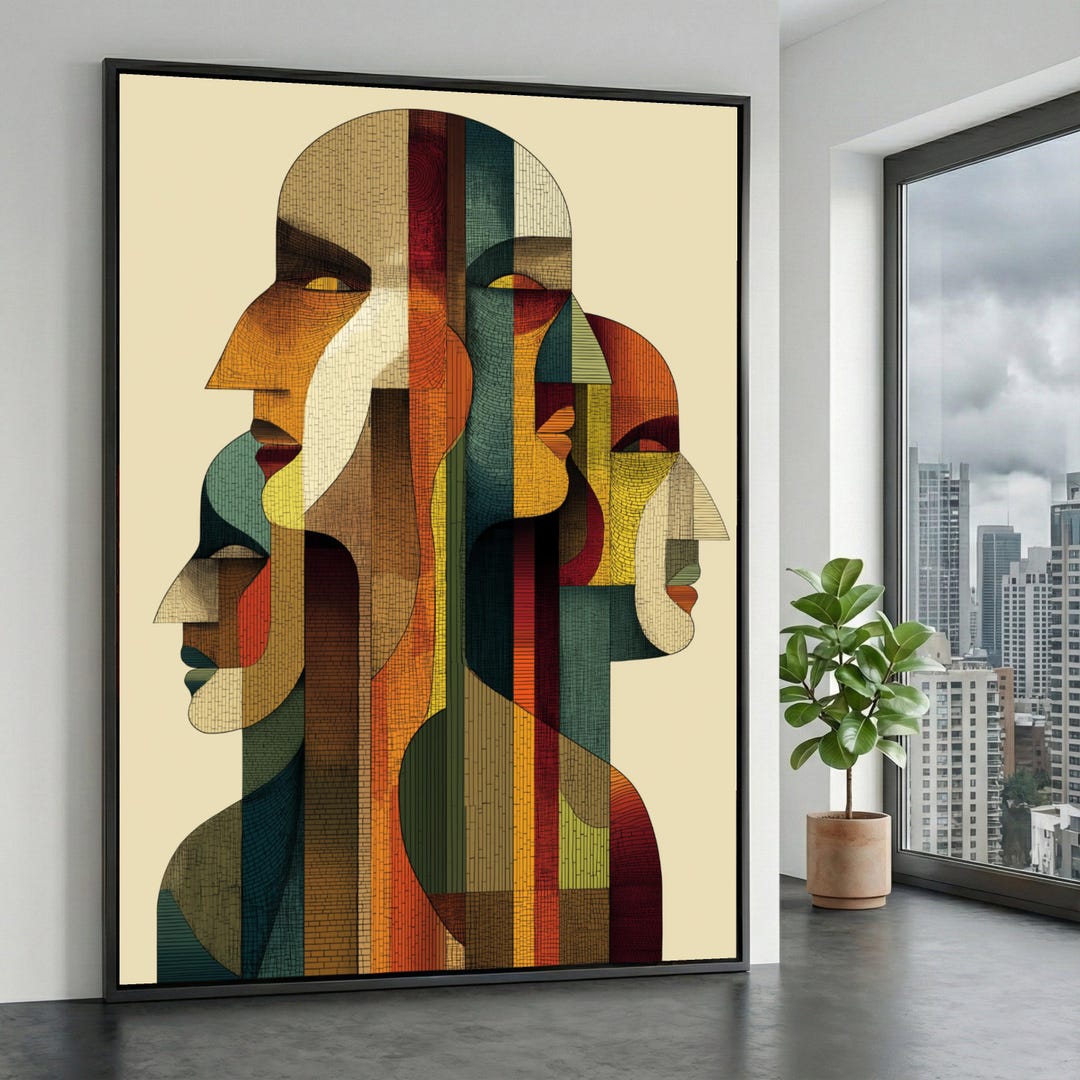 abstract-faces-composition-canvas-geometric-human-art-modern-cubism