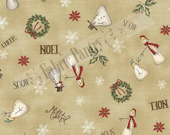 All Things Christmas Present Star Cane Toss Cotton Fabric Red Roster Fabric YARD