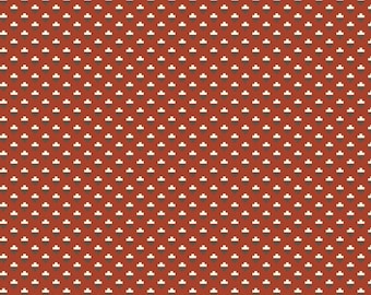 ANTIQUE AMBERS ~ Civil War Reproduction Quilt Fabric ~ Sheryl Johnson ~ Marcus ~ R31 0161 ~ Sunset - By the 1/2 Yd