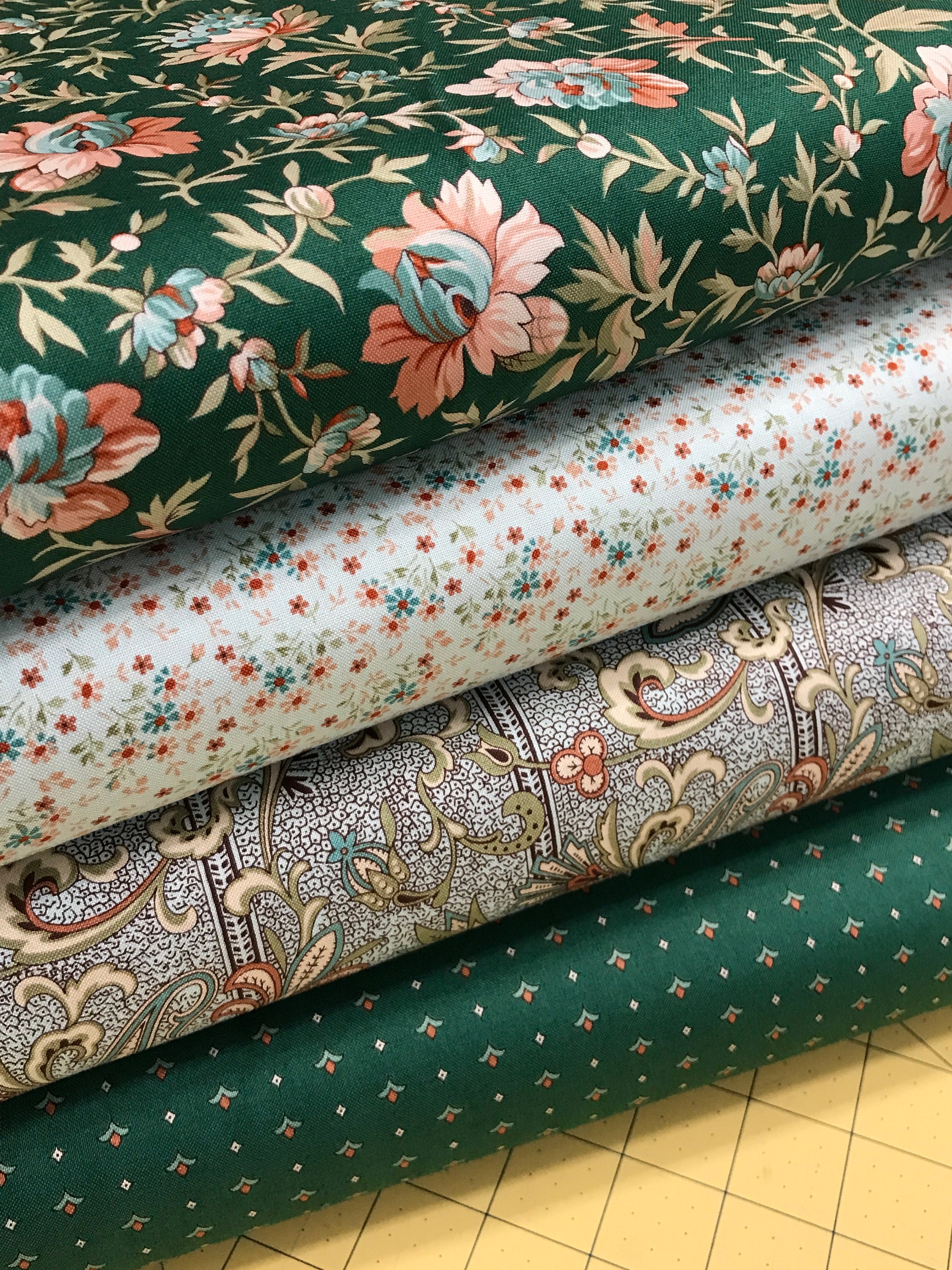 4 Quilt Fabric Fat Quarters BETHEL Civil War Reproduction Etsy