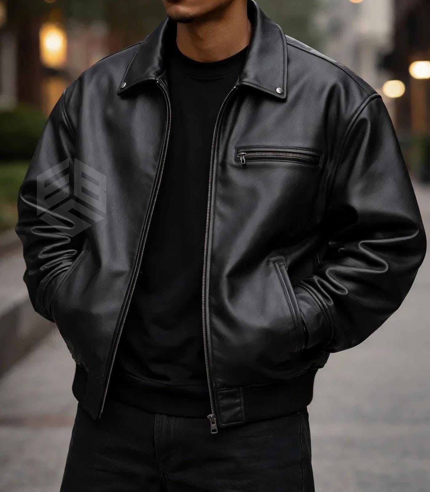 90s Hip Hop Clothing Leather Jackets - Etsy Canada