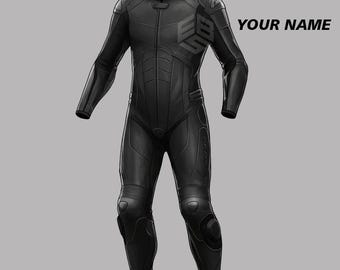 Custom Motorbike Racing Leather Suit : Cowhide Motorcycle Riding suit with CE Armour