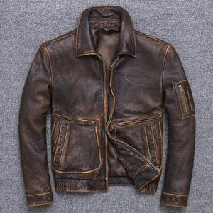 G 2 G2 Leather Jacket - Etsy