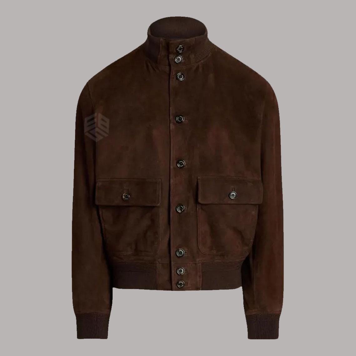 Walking Dead Ugg Suede Bomber Jacket Rick Grimes Jacket The