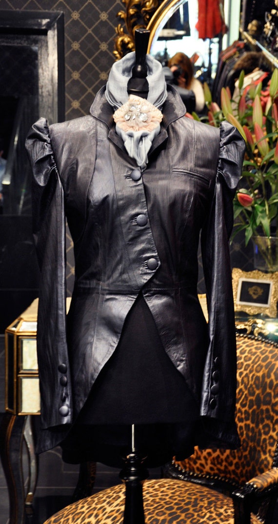 Leather tailcoat cheap