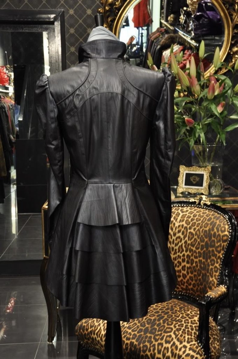 Ladies Luxury Leather Unique Steampunk Burlesque Tailcoat - Etsy