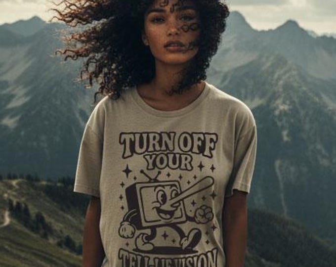 Turn Off Your Tel-Lie-Vision T-Shirt | Funny Graphic Tee