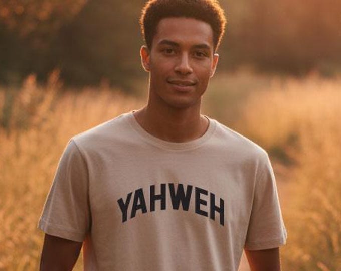 Yahweh T-Shirt | Minimalist Christian Organic Cotton Tee