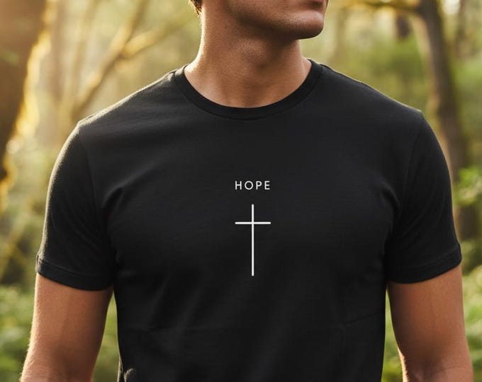 Unisex Hope T-Shirt | Minimalist Faith Top | Christian Encouragement Tee in Multiple Colours