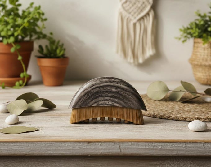 Lymphatic Facial Dry Brush, Ergonomic Face Contour Tool