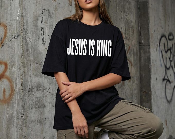 Jesus Is King Hoodie or T-Shirt | Christian Streetwear Graphic Tee