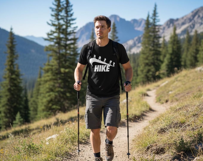 HIKE T-Shirt – Funny Outdoor Parody Tee