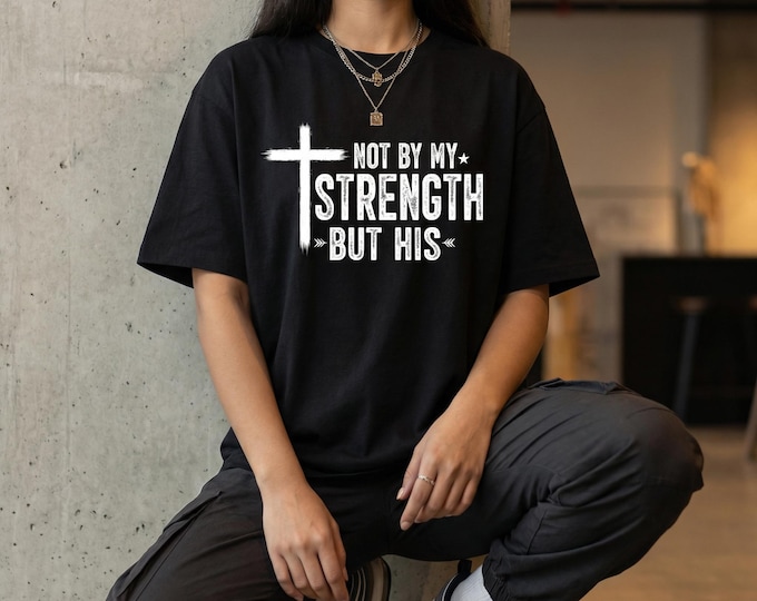 Christian Hoodie or T-Shirt | Zechariah 4:6 Bible Verse Faith Apparel