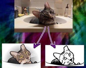 Custom Pet Art - One Animal (Photo Base)