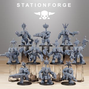 Orkaz SkullKrushers | Station Forge | Wargaming | Orc Soldiers