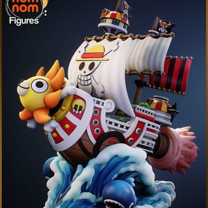 Thousand Sunny Ship | One Piece | 3D Printed Model | Hand-painted