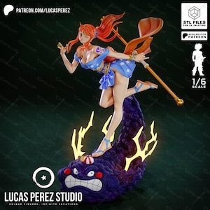 Nami | One Piece | 3D Printed Model | Hand-painted