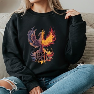 Phoenix Rise Again Shirt: Motivational Rebirth Design