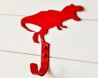 Dinosaur Wall Hooks Etsy