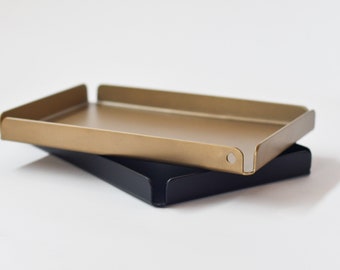 Modern Metal Tray- Decorative Tray/ Serving Tray/ Metal Tray