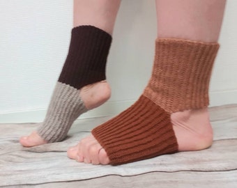 Women Men Multicolor Yoga Socks Flip Flop Socks Yoga Gift Athletic Socks Dance Socks Grip Socks Pilates Socks Toeless Socks