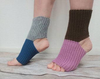 Women Men Multicolor Yoga Socks Flip Flop Socks Yoga Gift Athletic Socks Dance Socks Grip Socks Pilates Socks Toeless Socks