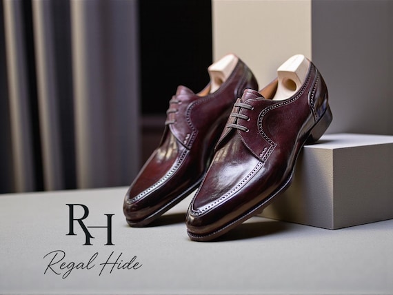 Luxury Handmade Oxford Shoes for Men | Genuine Leather Dress Shoes | Custom Classic Formal Footwear